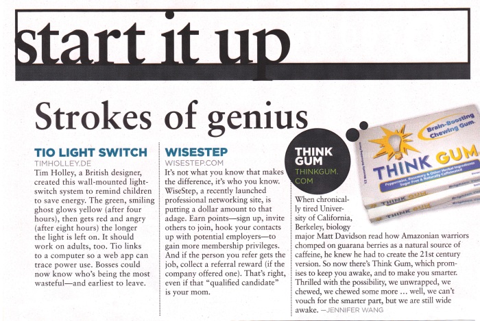 Stokes of Genius Entrepereneur Magazine